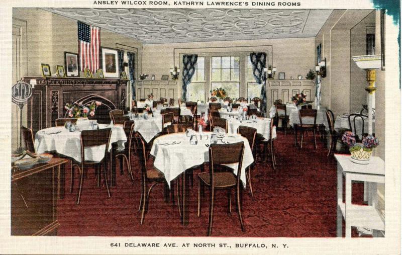 NY - Buffalo. Kathryn Lawrence's Dining Rooms, The Ansley Wilcox Room