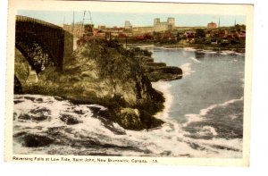 Reversing Falls at Low Tide, Saint John, New Brunswick,