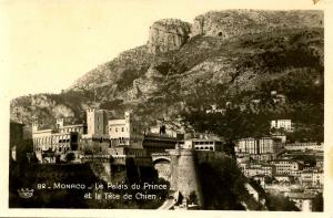 Monaco - Tete de Chien, Palace of the Prince - RPPC