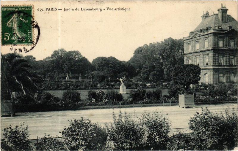 CPA AK PARIS 6e Jardin du Luxembourg. Vue artistique P. Marmuse (241478)