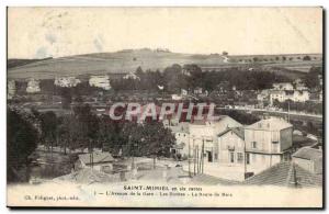 Saint Mihiel - six cards - the & # 39Avenue Train Station - Les Roches - The ...