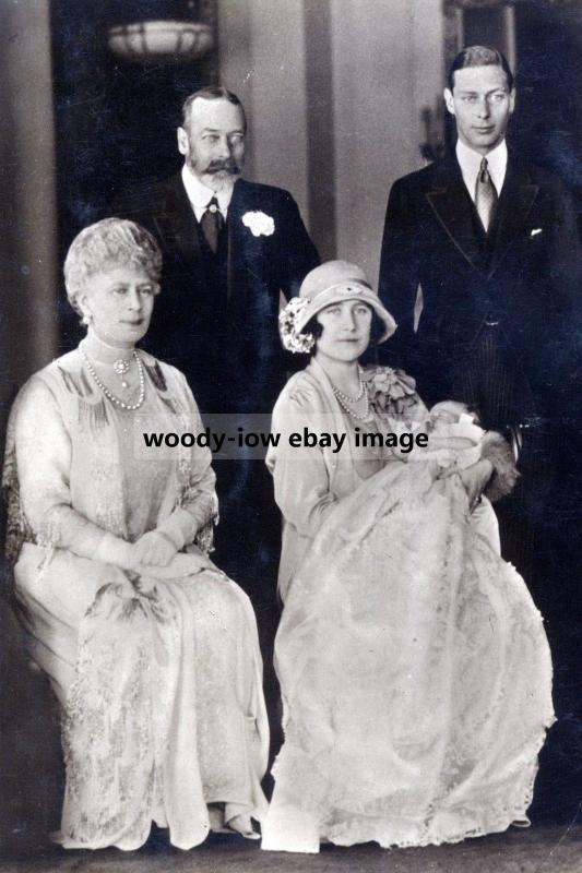 mm905 - King George V , Mary , George , Elizabeth - print 6x4 