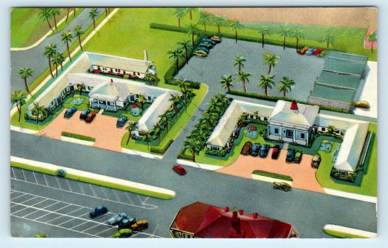 WEST PALM BEACH, FL Florida MT VERNON MOTOR LODGE 1958 Roadside   Postcard