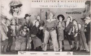 Harry Lester & His Hayseeds in Your Country Cousins Hand Signed Western Photo