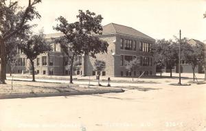 Mitchell South Dakota Junior High School Real Photo Antique Postcard K29049