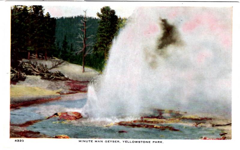 TAMMEN 4320 Minute Man Geyser, Yellowstone National Park