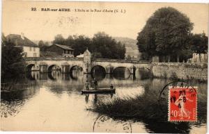 CPA BAR-sur-AUBE - L'aube et le pont d'Aube (197164)