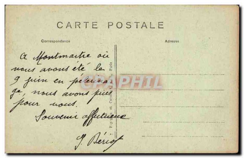 Paris - 18 - Sacred Heart - Montmartre - Old Postcard