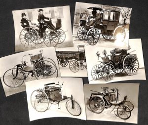 Lot of 7 Daimler Mercedes Benz Automobiles classic cars photo postcards 