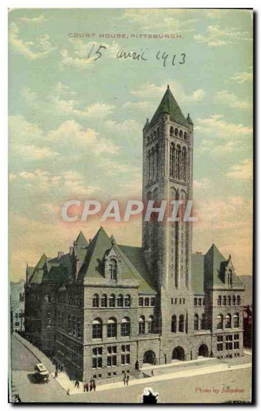 Postcard Old Court House Pittsburg