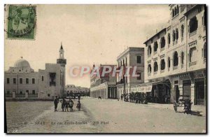Old Postcard Sfax La Rue Emile Loubet