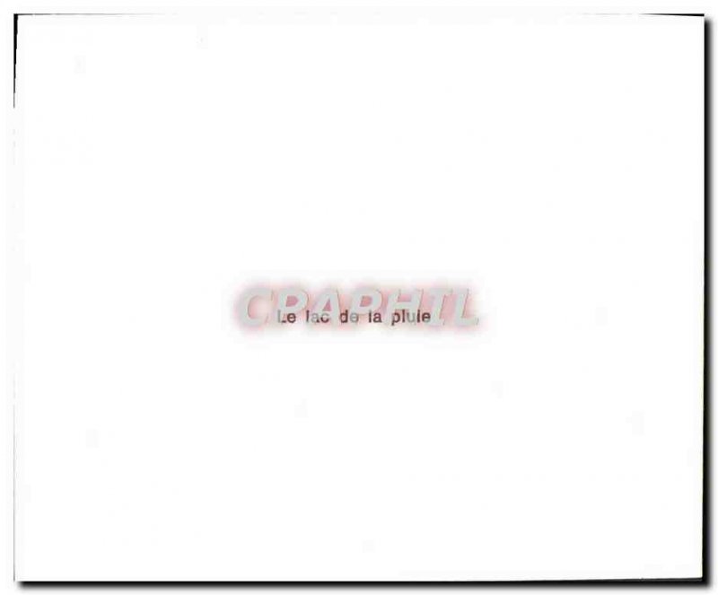 Postcard Modern Padirac Lake rain