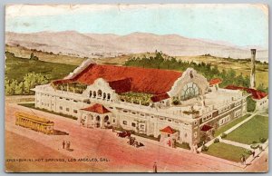 Los Angeles California 1909 Postcard Bimini Hot Springs