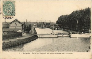 CPA ARQUES - Canal de Neufosse (129883)