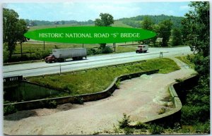 M-40387 Historic National Road S' Bridge New Concord Ohio