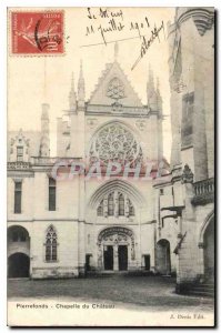 Old Postcard Pierrefonds du Chateau Chapel