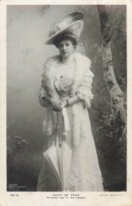 Ena de Battenberg Queen of Spain Rotary Photo Postcard