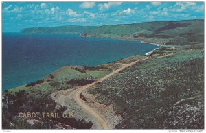 Costal Scene on the Cabot Trail, CAPE BRETON, Nova Scotia, Canada, 40-60´s