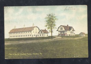 HERSHEY PENNSYLVANIA PA. FARM BARN HERSHEY FARMS VINTAGE POSTCARD