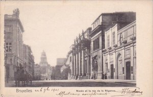 Belgium Brussells Bruxelles Musee Et La Rue De La Regence Museums 1917