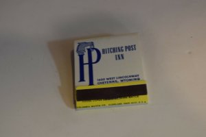 Hitching Post Inn Cheyenne Wyoming 20 Strike Matchbook