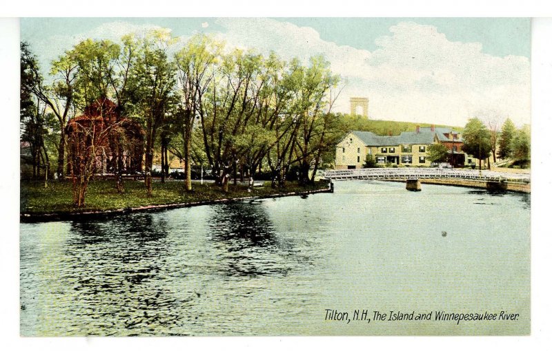 NH - Tilton. Winnipesaukee River & The Island