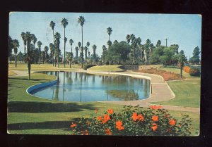 Anaheim, California/CA Postcard, Fly Casting In La Palma Park, 1969