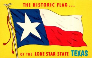 Texas The Historic Flag Of The Lone Star State
