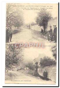Crime DUSSEAU near Chatellerault (Vienna) Old Postcard May 1905 The road has ...