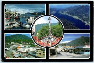 M-21066 The First City Ketchikan Revillagigedo Island Alaska