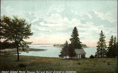 MOUSE ISLAND ME Mouses Trail & Burnt Island in Distance c...