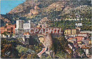 Old Postcard Monaco the prince's palace