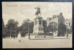 Mint Luxembourg Real Picture Postcard Guillaume Square And Monument