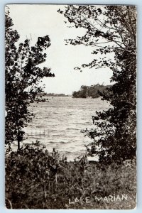 Minneapolis Minnesota MN Postcard RPPC Photo Lake Marian 1908 Posted Antique