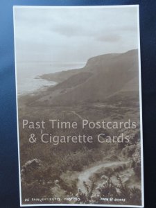 c1906 RPPC - Hastings, Fairlight Cliffs