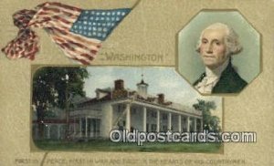 George Washington, 1st President USA Political 1910 