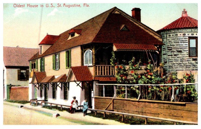 Florida  St.Augustine  ,Oldest house in U.S. St. Augustine