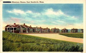 East Sandwich, Massachusetts - On Cape Cod Bay - Miniature Houses - 1940s