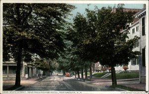 Portsmouth NH State St. #13035 c1910 Detroit Publishing Postcard