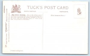 INVERNESS, Scottish Highlands ~ HIGH STREET SCENE c1910s Tuck Postcard