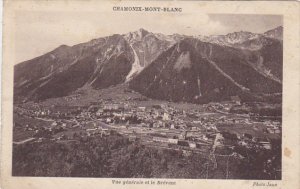 France Chamonix Mont Blanc Vue generale et le Brevent 1934