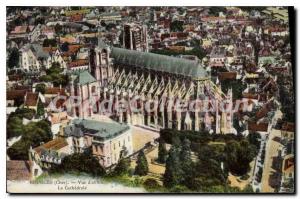 Old Postcard Bourges cathedral