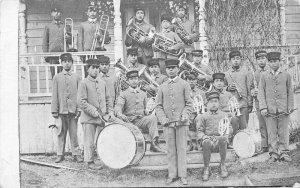 Sitka Alaska Native American Training School Band Vintage Postcard AA109501