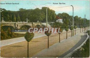 Old Postcard Kaiser Wilhelm Denkmal Kaiser Pavilion