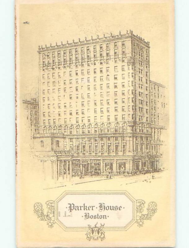 1940's PARKER HOUSE HOTEL Boston Massachusetts MA W5200