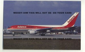 ac340 - Avianca Colombia Boeing 767-259ER , N985AN - postcard