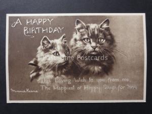 CATS: This Loving Wish to You from Me - Art Minnie Keene by Crest, Leicester