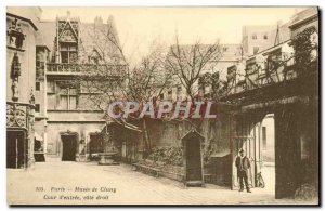 Old Postcard Paris Musee De Cluny Court D & # 39entree right Riviera