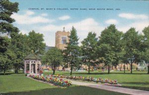 Indiana South Bend Notre Dame Campus St Mary's College 1950