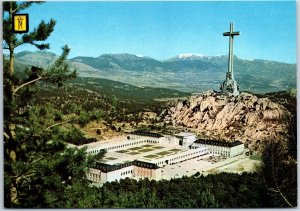 VINTAGE CONTINENTAL SIZE POSTCARD THE CROSS SANTA CRUZ DEL VALLEY OF THE FALLEN